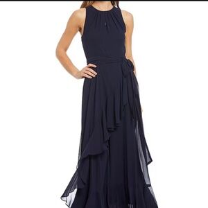 Alex Marie petite size formal navy dress
